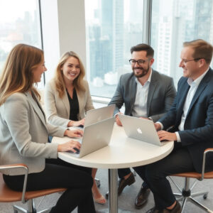 modern office team at NeuralNet Chat